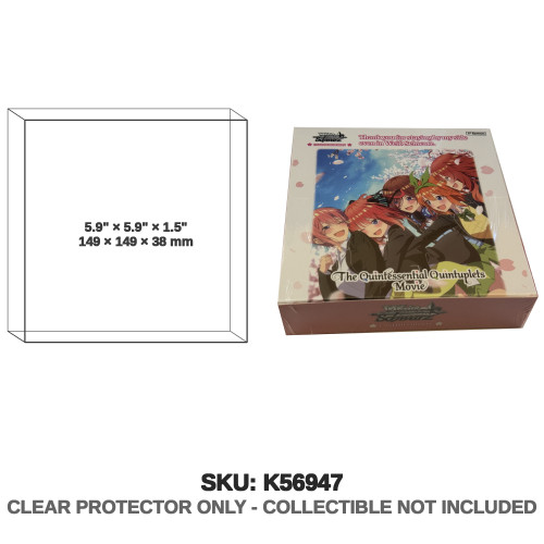 Bushiroad The Quintessential Quintuplets Weiss Schwarz Movie Booster Box English Edition